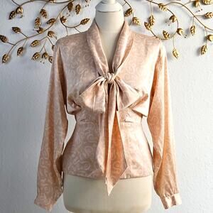 Vintage Neiman Marcus St. Gillian Silk Blouse Blouse Size 8